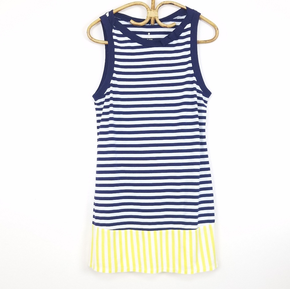 Kate Spade Chemise Sleepshirt Striped Nightgown M